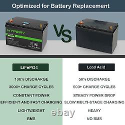 100Ah 12.8V LITHIUM LiFePO4 Deep Cycle Battery For Leisure, RV Solar, Off-grid