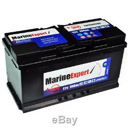 100Ah AGM Navy Bootbatterie Boat 12V Maintenance-Free Battery Insead of 95Ah Gel