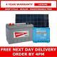 100ah Leisure Battery, 115w Solar Panel With Mppt Charger Controller Set