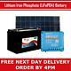 100ah Lithium Leisure Battery, 175w Solar Panel And Mppt 75/15 Charge Controller