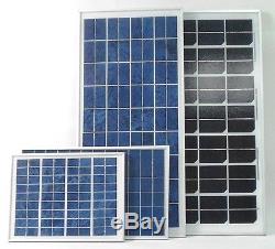 10w 20w 50w 80w 100w 200w PV Solar Panel for charging 12v or 24v battery system