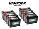 10x Hankook 100ah Deep Cycle Leisure Batteries, Maintenance Free, 12v