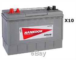 10x Hankook XV31 Dual Purpose Leisure Battery 12V 100AH