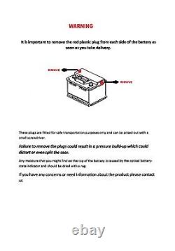 110AH LEISURE BATTERY 12V FOR CARAVAN CAMPERVAN MOTORHOME Boats DEEP CYCLE