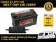 110ah Leisure Battery 12v & Victron Smart Charger Low Height Battery