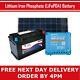 110ah Lithium Leisure Battery, 175w Solar Panel And Mppt 75/15 Charge Controller