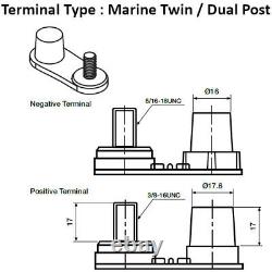 12V 100AH 110AH NUMAX Equiv X-PRO HEAVY DUTY Leisure Marine Boat Battery M31-800