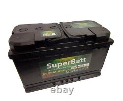 12V 100AH AGM100L Deep Cycle Leisure Battery Low Height L310mm X W175mm X H190mm