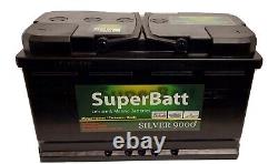 12V 100AH AGM100L Deep Cycle Leisure Battery Low Height L310mm X W175mm X H190mm