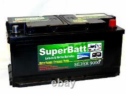 12V 100AH Leisure Battery SuperBatt LH100 for Motorhome / Caravan / Campervan
