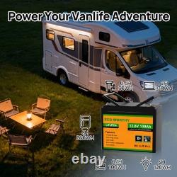 12V 100AH LiFePO4 Lithium Leisure Battery+20A Smart Battery Charger Caravan Vans
