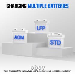 12V 100AH LiFePO4 Lithium Leisure Battery+20A Smart Battery Charger Caravan Vans