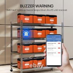 12V 100AH LiFePO4 Lithium Leisure Battery Bluetooth Communication Motorhomes Van