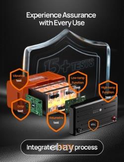 12V 100AH Lithium Leisure Battery LiFePO4 Bluetooth Communication LED Caravans
