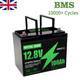 12v 100ah Lithium Lifepo4 Battery Leisure Battery Low Temperature Bms Caravan Rv