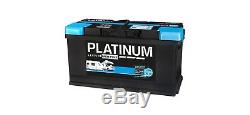 12V 100AH Platinum AGM Ultra Deep Cycle Low Height Leisure Battery 3yrs Wrnty