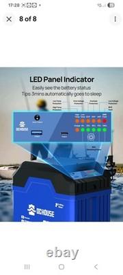 12V 100AH Upgraded 3.0 lithium leisure battery with Bluetooth USB DC Ports
