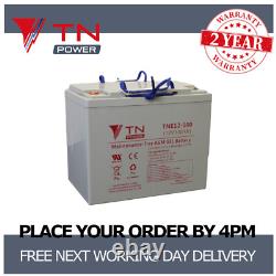 12V 100Ah AGM Leisure Deep Cycle Golf Scooter Golf Lawn 400-600 Cycles Battery