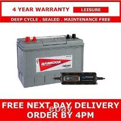 12V 100Ah Deep Cycle Leisure Battery & 4A Victron IP65 Charger