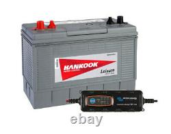 12V 100Ah Deep Cycle Leisure Battery & 4A Victron IP65 Charger