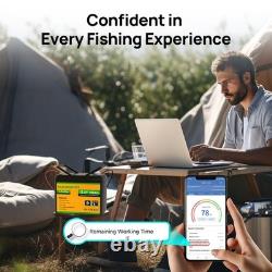 12V 100Ah Lithium Leisure Battery LiFePO4 Smart Bluetooth Motorhomes Caravan Van