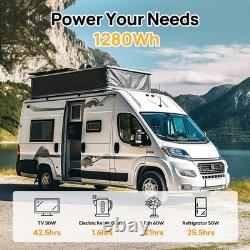 12V 100Ah Lithium Leisure Battery LiFePO4 Smart Bluetooth Motorhomes Caravan Van