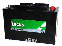 12V 110AH LUCAS 663 Heavy Duty Battery Lorry/Truck/Taxi Leisure & Marine