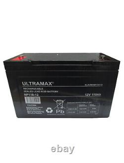 12V 110AH Leisure Battery Ultramax for Leisure (Caravan) & Marine Range XV31MF