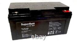 12V 110AH Leisure / Marine VRLA AGM Battery Low Height / Low Profile 12VSLA35N