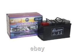 12V 110AH Leoch Adventurer Low Height AGM Deep Cycle Leisure Battery -LAGM110LL