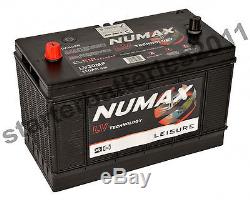 12V 110AH Numax LV30MF HD Ultra Deep Cycle Leisure Marine Battery NCC Verified