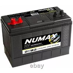 12V 120AH Numax XV35MF Battery Leisure Marine Dual Terminals Motorhome Caravan