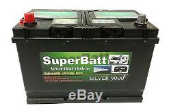 12V 120AH SuperBatt LM120 Deep Cycle Leisure Battery Caravan Motorhome Mover