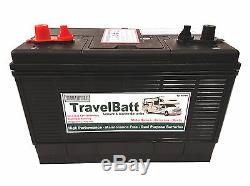 12V 120AH TB31MF HD Deep Cycle Leisure Battery Towsure Movemaster Caravan Mover