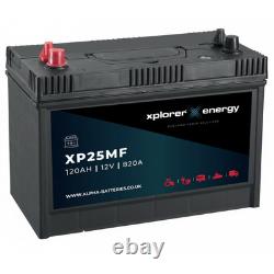12V 120AH XplorerTDual Terminal Leisure Battery