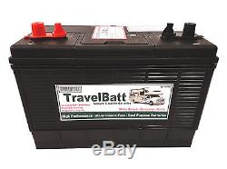 12V 130AH (110AH) TravelBatt TB31MF (XV31MF) Deep Cycle Leisure Marine Battery