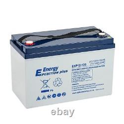 12V 130AH EXPEDITION PLUS Deep Cycle AGM LEISURE BATTERY (EXP12-130)