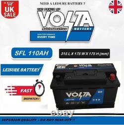 12V 130AH Leisure Battery DEEP CYCLE for Caravan Campervan Motorhome 130 AH / R