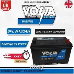12V 130AH Leisure Battery SFLN 130AHC100 Volta FOR CARAVAN CAMPERVAN/R