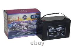 12V 130AH Leoch Adventurer AGM Deep Cycle Leisure Battery LAGM 130