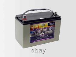 12V 130AH Leoch Adventurer AGM Deep Cycle Leisure Battery LAGM 130