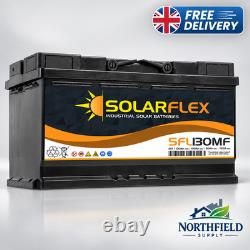 12V 130Ah Deep Cycle Leisure Battery Caravan Campervan Motorhome Camping RV