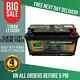 12v 130ah High Power Leisure Battery Reliable Energy For Your Caravan