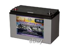 12V 130 AH Leoch Adventurer AGM Deep Cycle Leisure Battery -LAGM 130