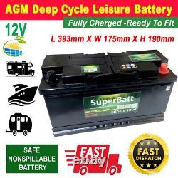 12V 140AH AGM140L Sealed Rechargeable VRLA AGM Deep Cycle Leisure Marine Battery
