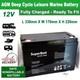 12v 140ah Vrla Agm Deep Cycle Leisure Marine Battery 12vsla33n Motorhomes Boat