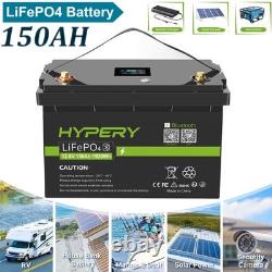 12V 150Ah Lifepo4 Battery Lithium Leisure Battery Bluetooth Rechargeable RV Boat