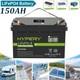 12v 150ah Lifepo4 Battery Lithium Leisure Battery Bluetooth Rechargeable Rv Boat