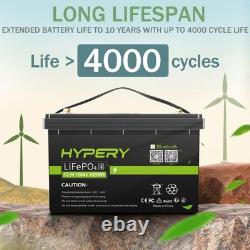 12V 150Ah Lifepo4 Battery Lithium Leisure Battery Bluetooth Rechargeable RV Boat