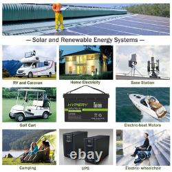 12V 150Ah Lifepo4 Battery Lithium Leisure Battery Bluetooth Rechargeable RV Boat